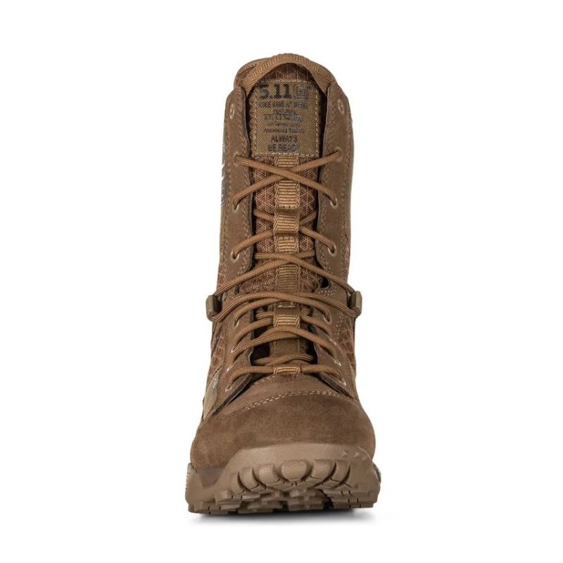 MEN'S 5.11 A/T 8" WATERPROOF NON-ZIP BOOT-Dark Coyote