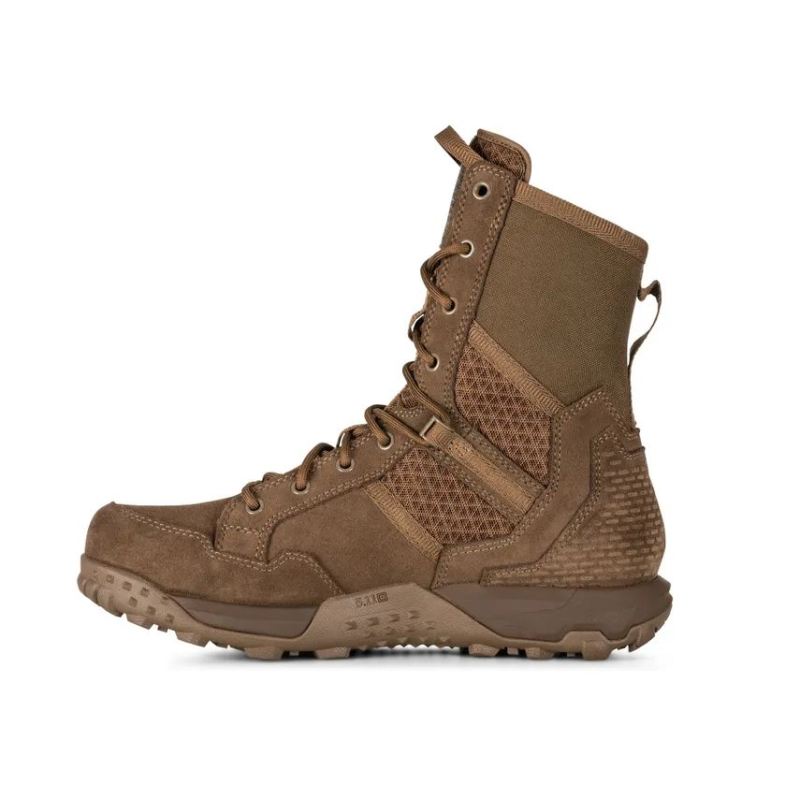 MEN'S 5.11 A/T 8" WATERPROOF NON-ZIP BOOT-Dark Coyote