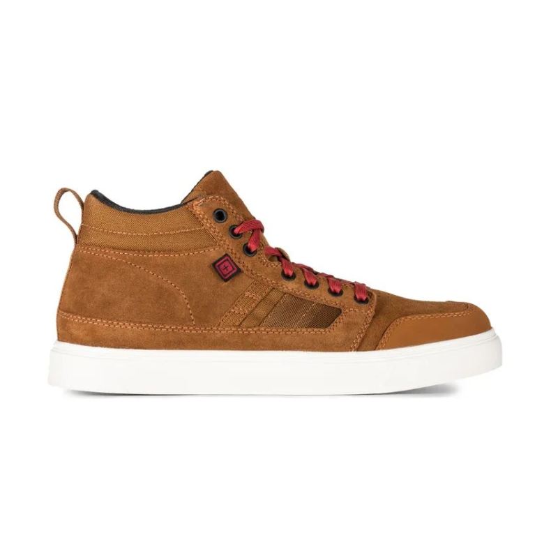 MEN'S 5.11 NORRIS SNEAKER-Rustic Brown - Click Image to Close