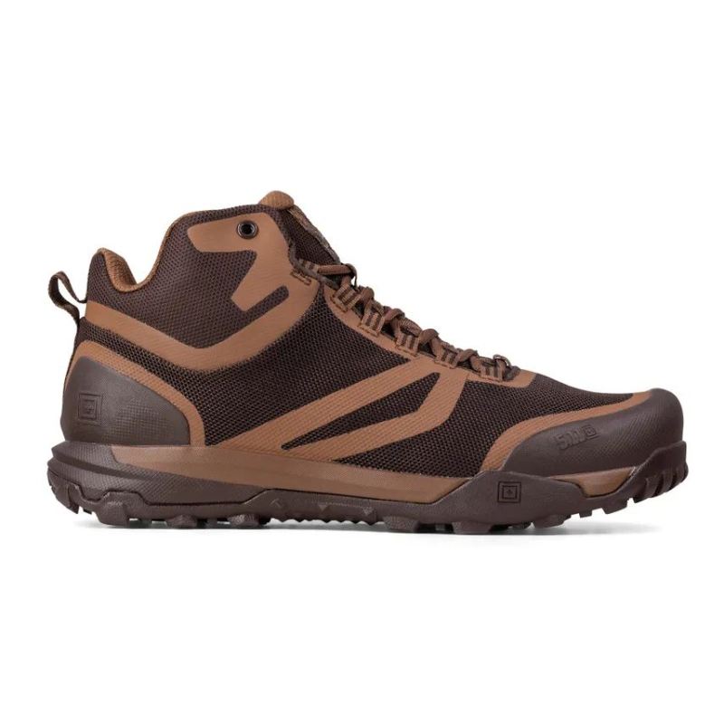 MEN'S 5.11 A/T MID BOOT-Umber Brown - Click Image to Close