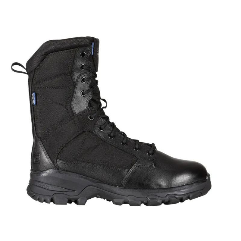 MEN'S FAST-TAC 8" WATERPROOF INSULATED BOOT-Black - Click Image to Close