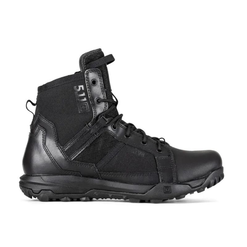 MEN'S 5.11 A/T 6" SIDE ZIP BOOT-Black - Click Image to Close