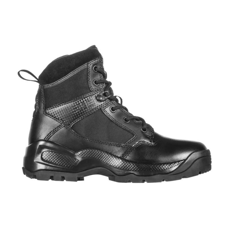 WOMEN'S 5.11 A.T.A.C 2.0 6" SIDE ZIP BOOT-Black - Click Image to Close