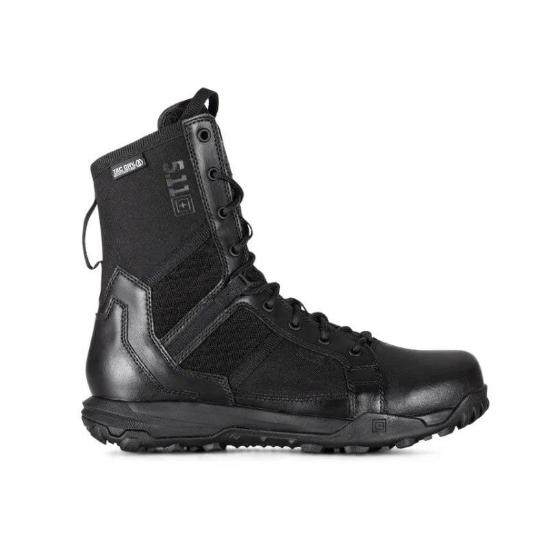 MEN'S 5.11 A/T 8" WATERPROOF SIDE ZIP BOOT-Black