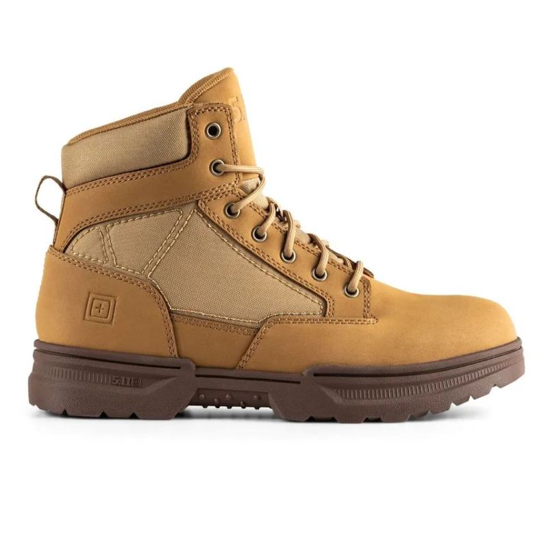 MEN'S CALIBER 6" BOOT-Tan - Click Image to Close