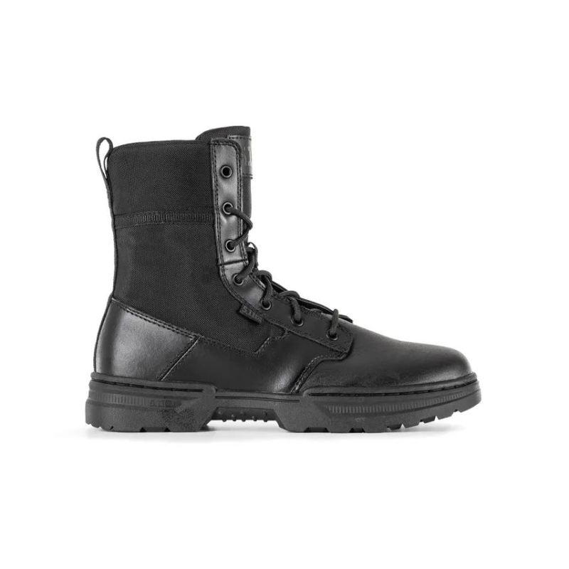 MEN'S SPEED 4.0 8" SIDE ZIP BOOT-Black - Click Image to Close